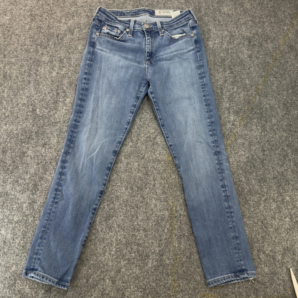 AG Adriano Goldschmied Prima Crop Cigarette Leg Jeans Blue Size 26
